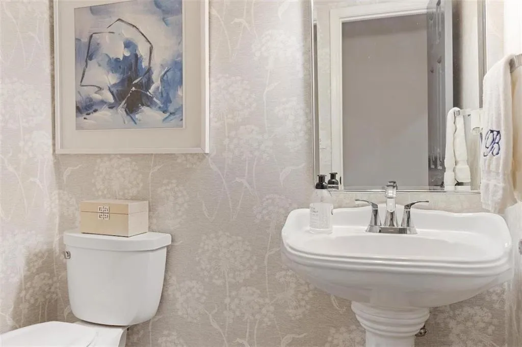 main level powder room