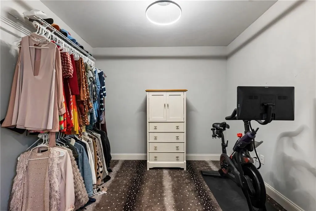 One of two huge walk-in closets!