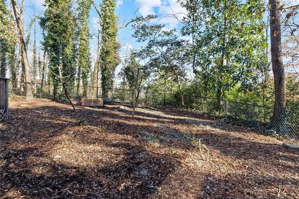 View of undeveloped land