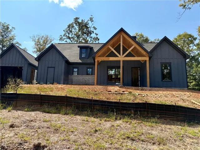 Actual Home!  offers a detached garage too
