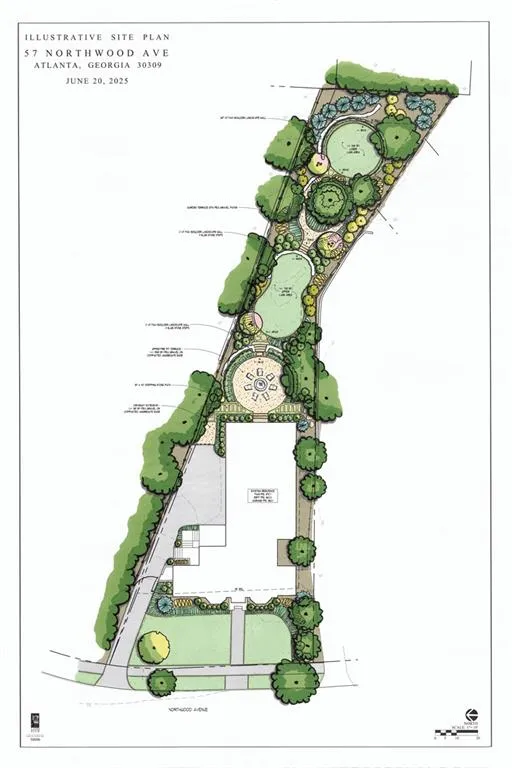 Ask broker about recent landscape design project and estimates to realize this amazing plan!