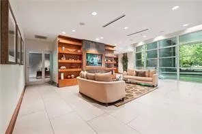 Common area with recessed lighting