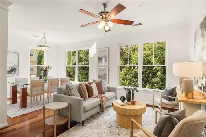 Open Living Room/Dining Room