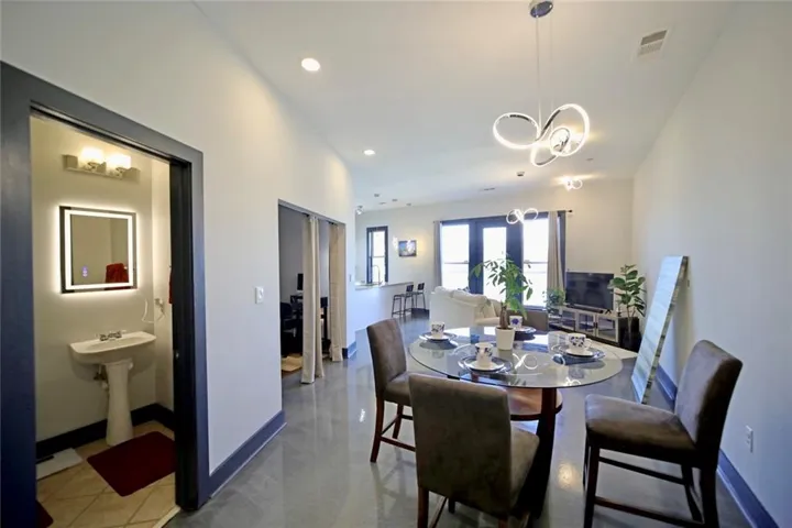 Open concept living space