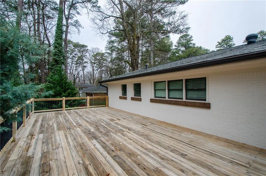 View of deck