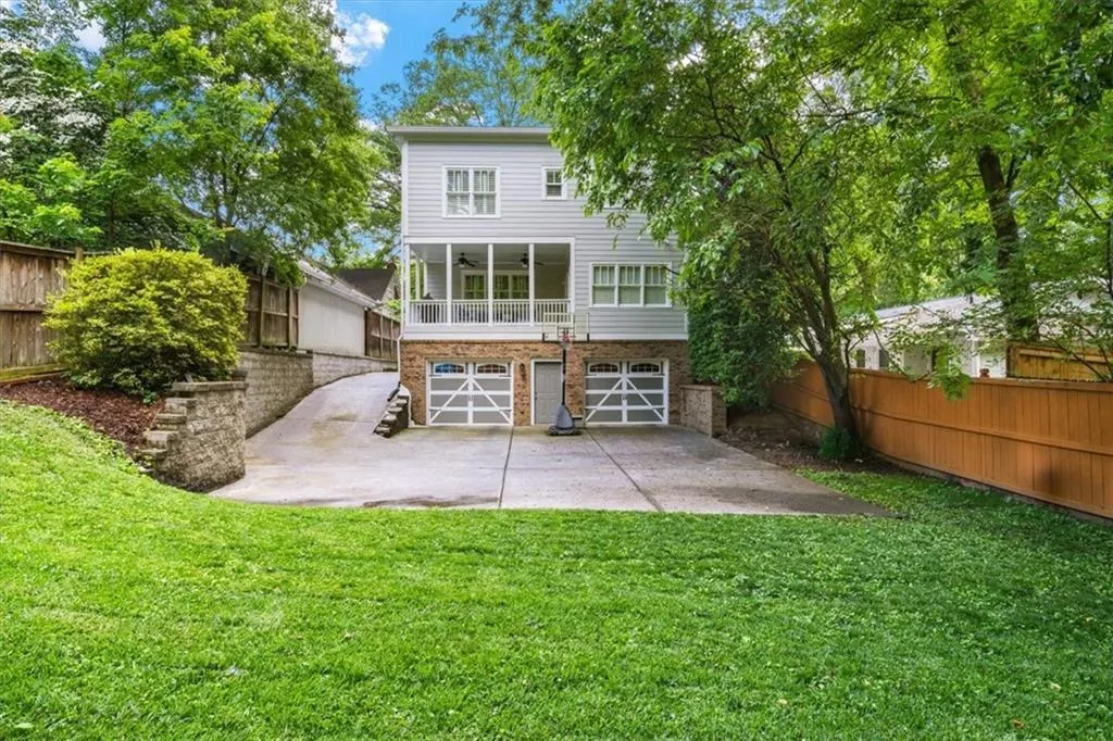 Back of Home and Garage Entrance