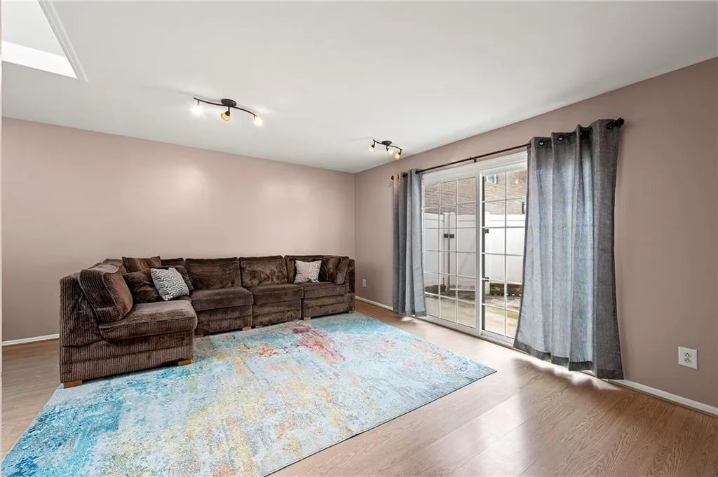 Living Room with sliding doors leading to patio