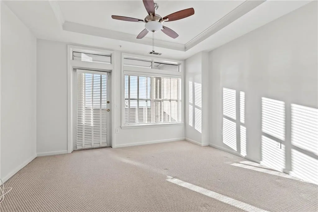 Primary suite with covered patio