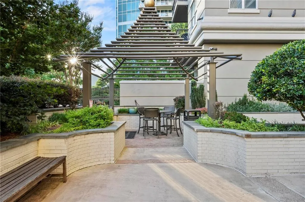 View of patio featuring outdoor dining space