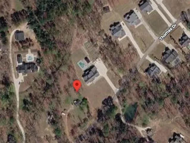Aerial Map. Indicating the geographic location of the property