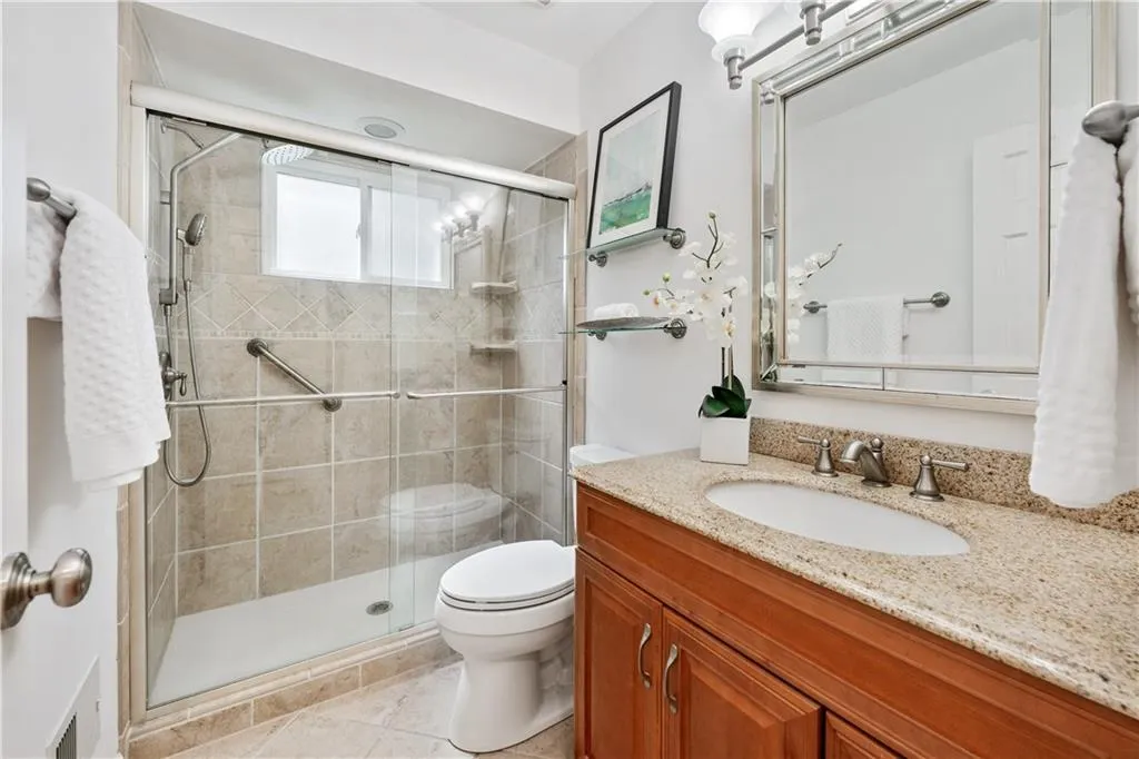 First floor full bathroom