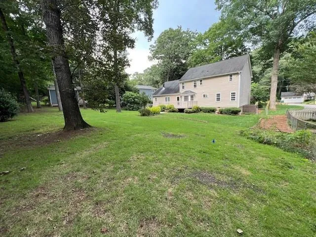 View of green lawn