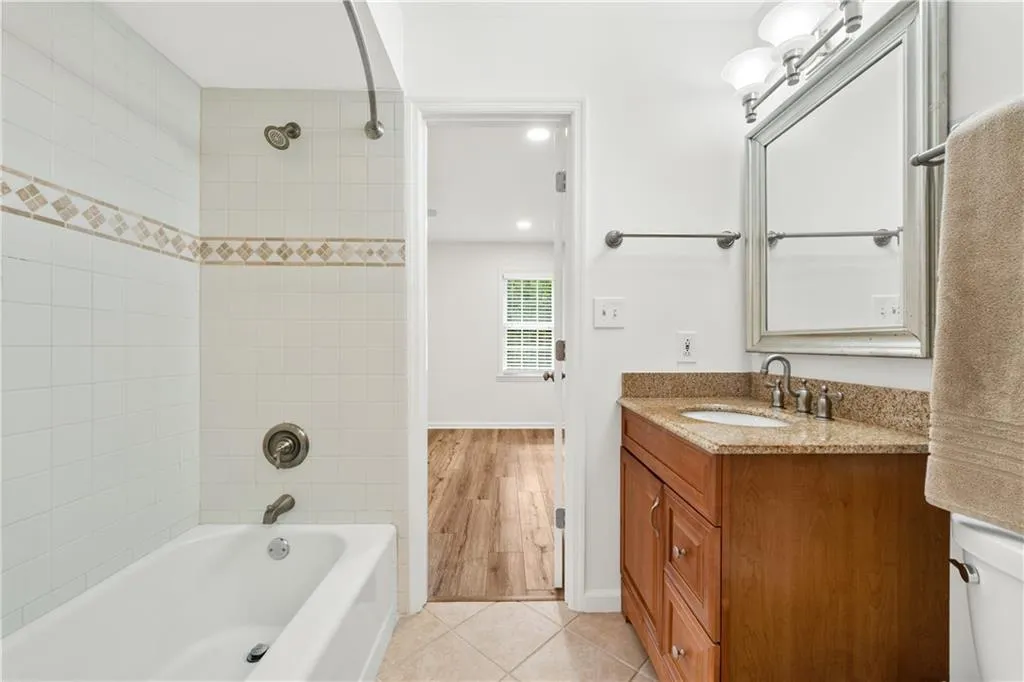 Second floor Jack and Jill bathroom.