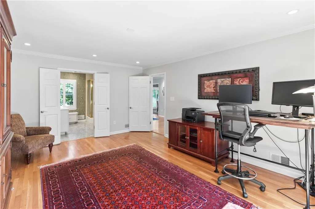 Currently used as a home office/flex room