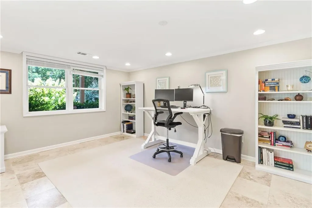 Located on the terrace level is another flex space to make your own