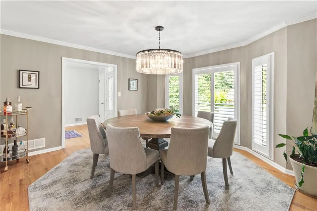 Separate, formal dining room is just off the foyer