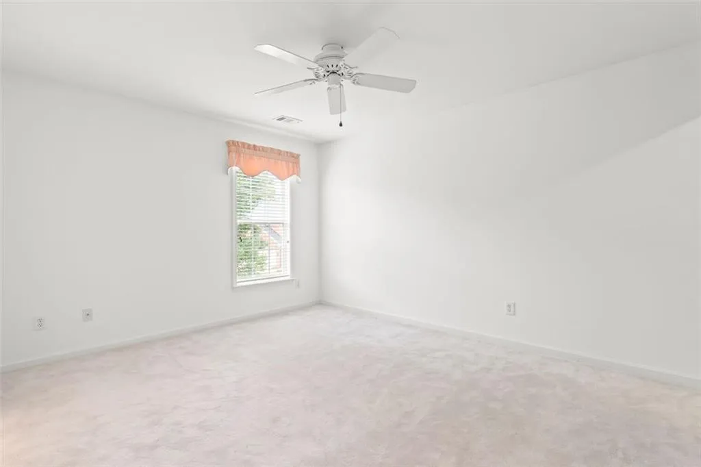 4th bedroom is spacious with ceiling fan