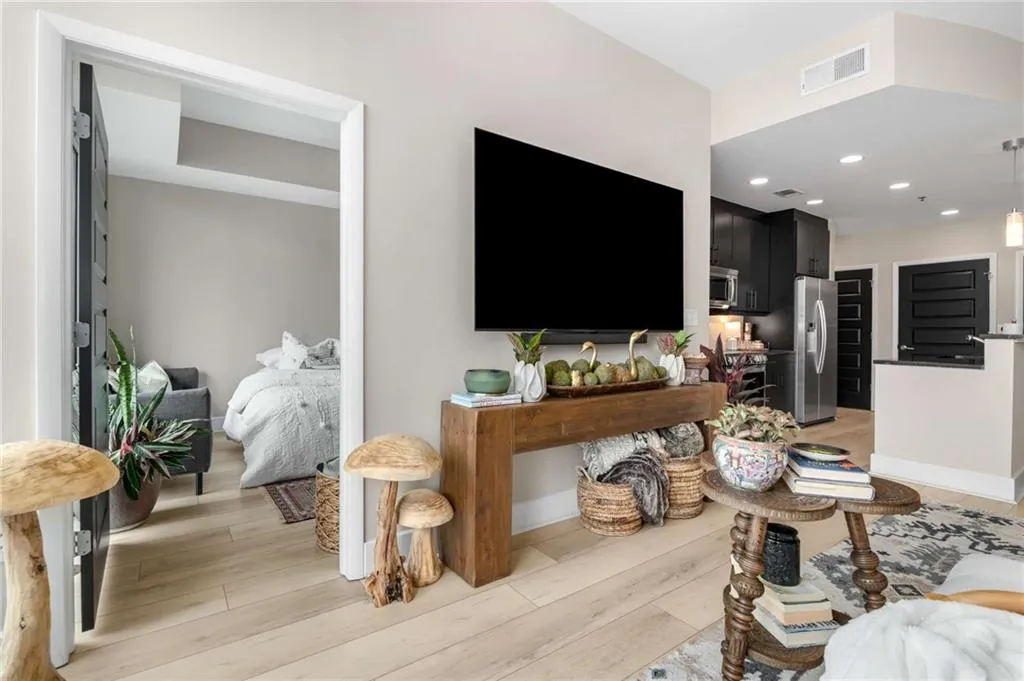 Living space, natural light galore
