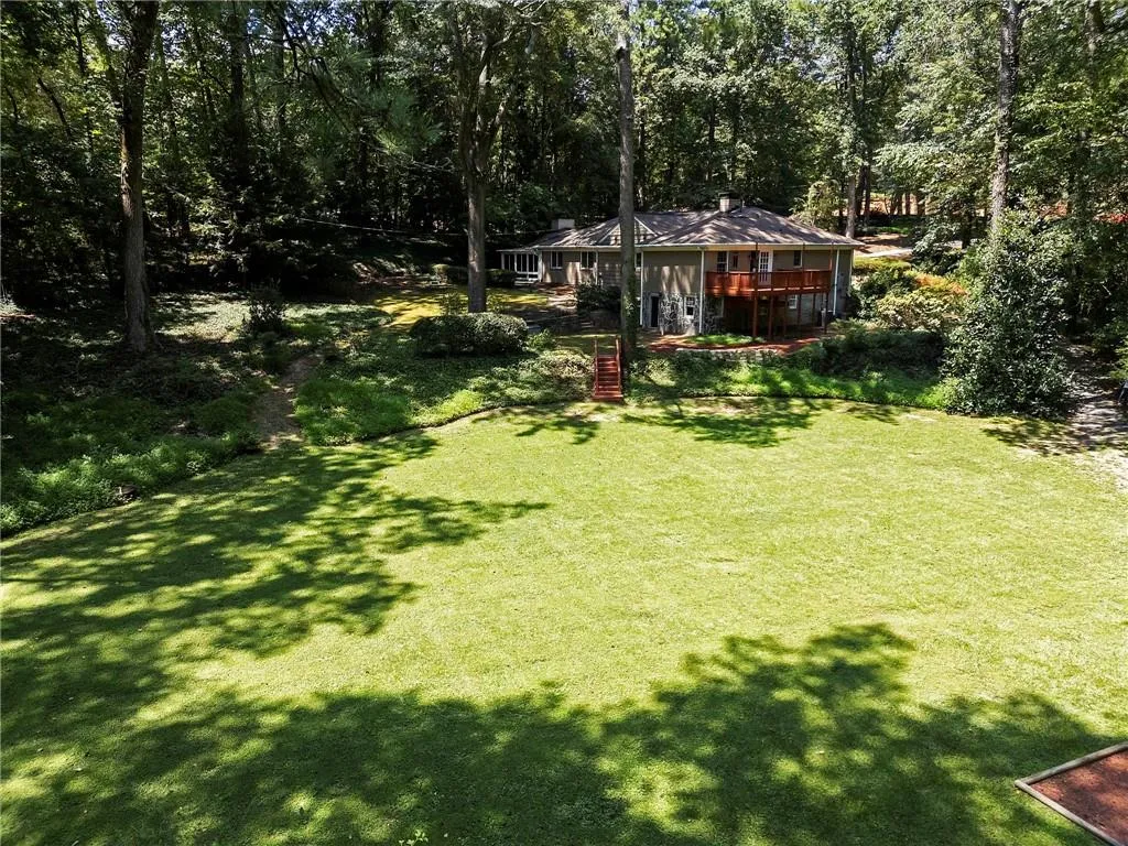 Back of the property