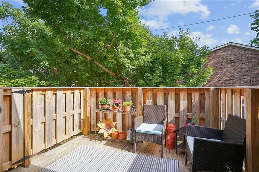 View of deck