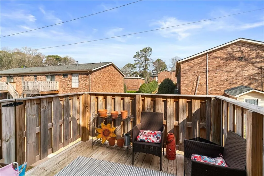 View of deck
