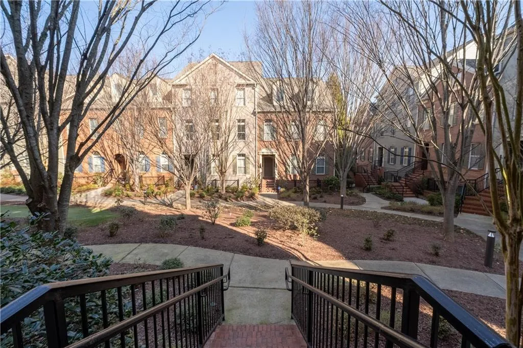 View of yard with stairs