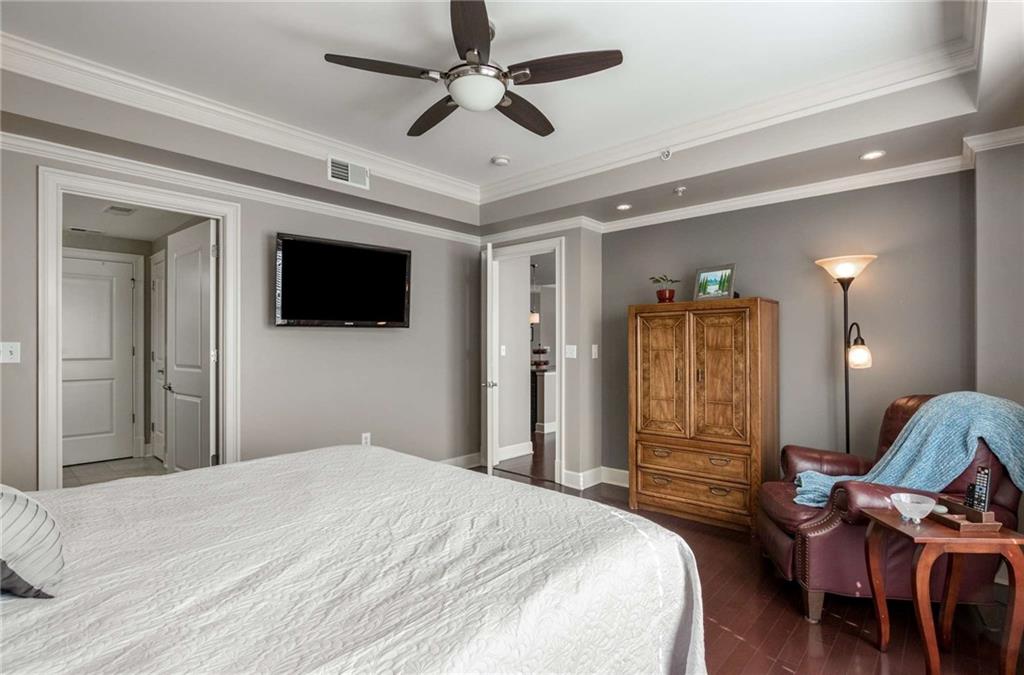 Not only is this the largest floor plan of the building but each of the bedrooms are much larger than any other floor plan.  Floor plan is listed in the documents section of listing.