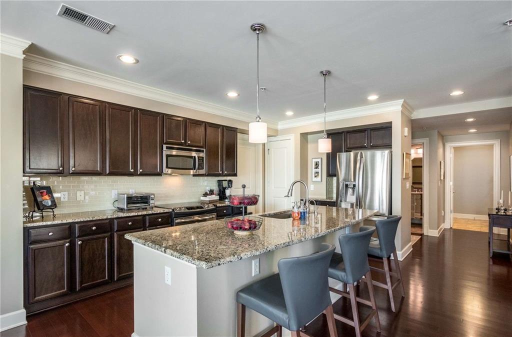 Owners have also upgraded the kitchen for all upper cabinets to be deeper than most.  Full size dinner plates can fit with ease.  Get ready to host your family gatherings!