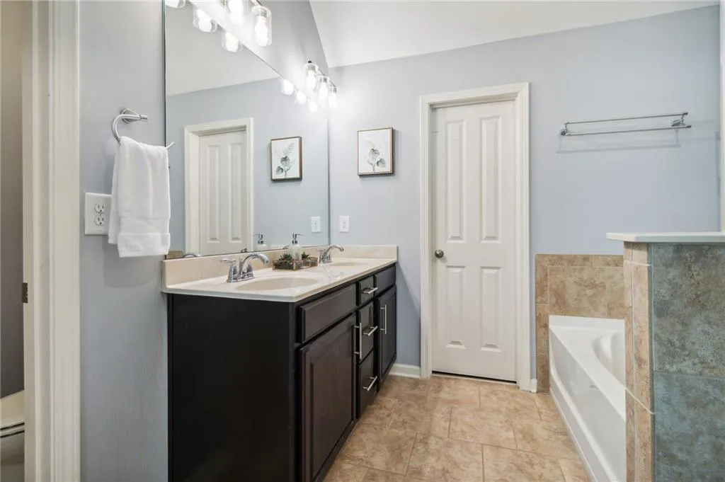 Primary Bathroom, Separate Shower, Soaking Tub, Walk-in Closet, Private Water Closet