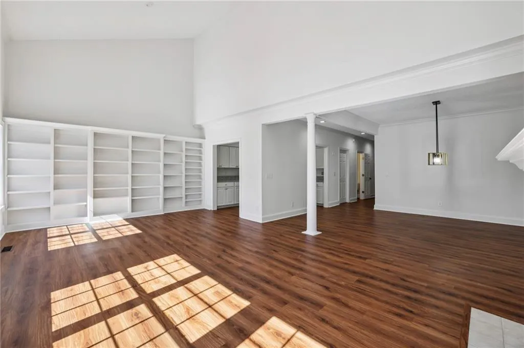 Light floods the spacious living area