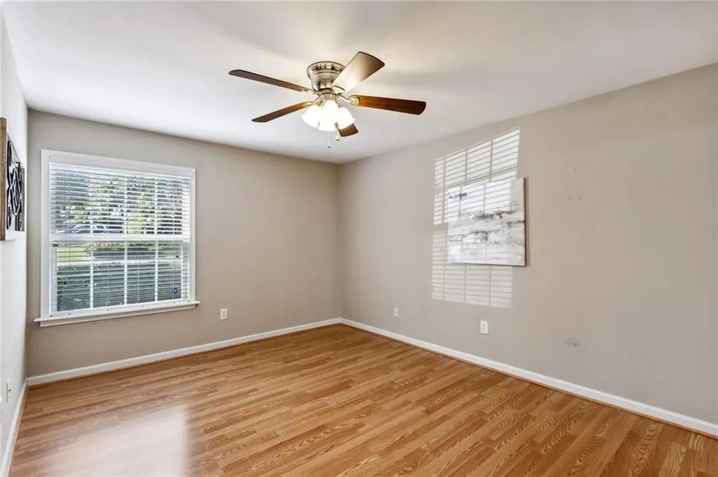 Owner's Bedroom has a large walk-in closet to the left and another closet.
