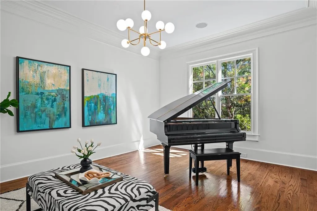 Hardwood floors throughout the living areas