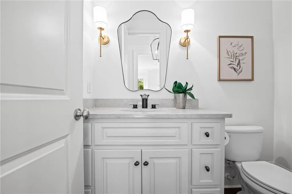 Half bath on main level