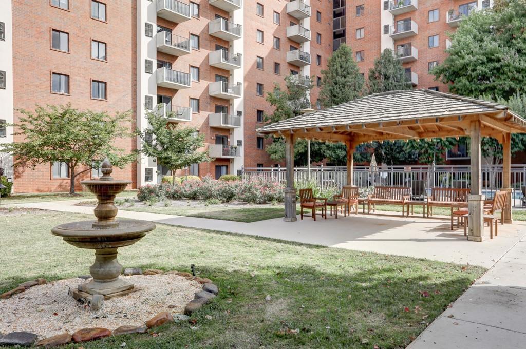 View of nearby features featuring a gazebo