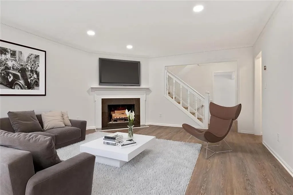 Virtually Staged Living Room