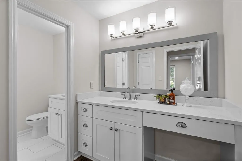Secondary Bathroom with Dual Vanities