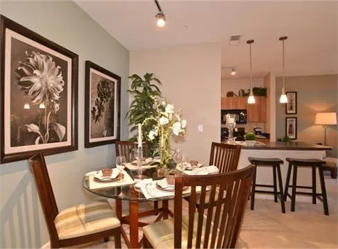 View of dining space