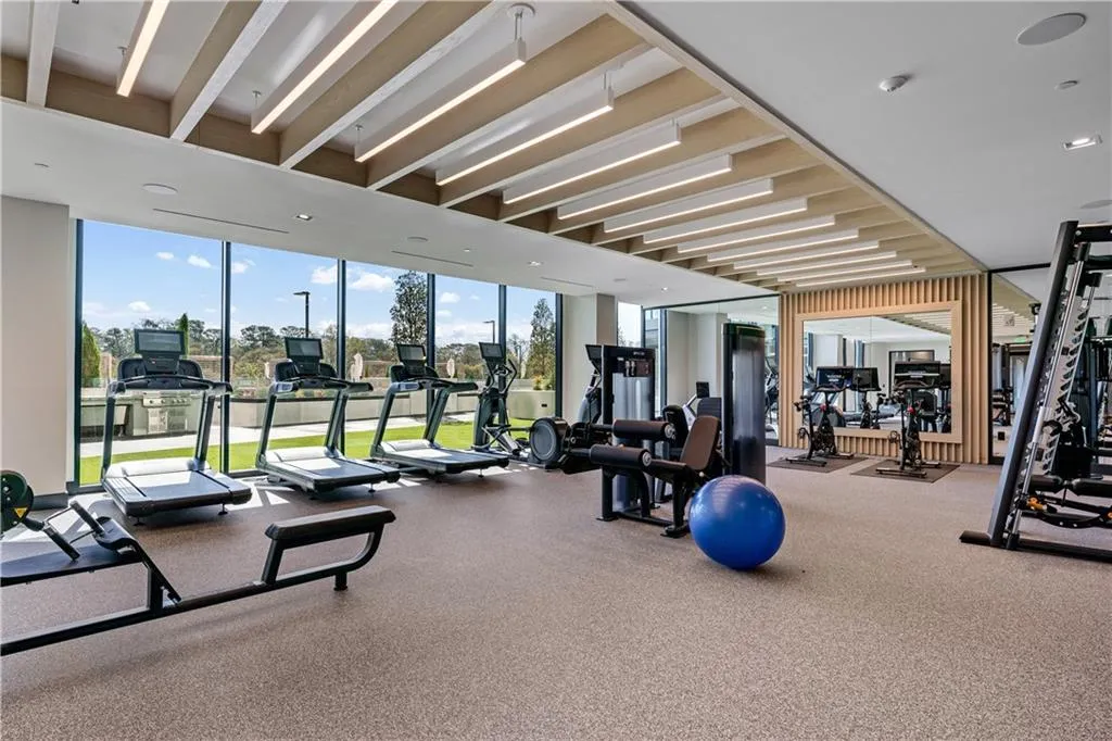 View of exercise room