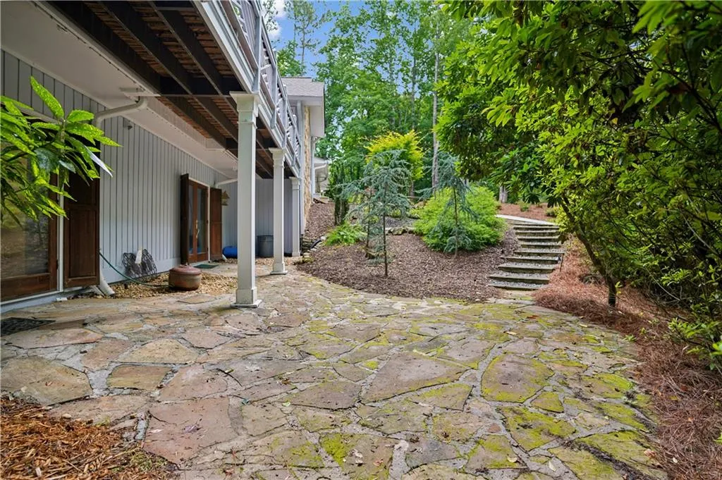 Lower level patio