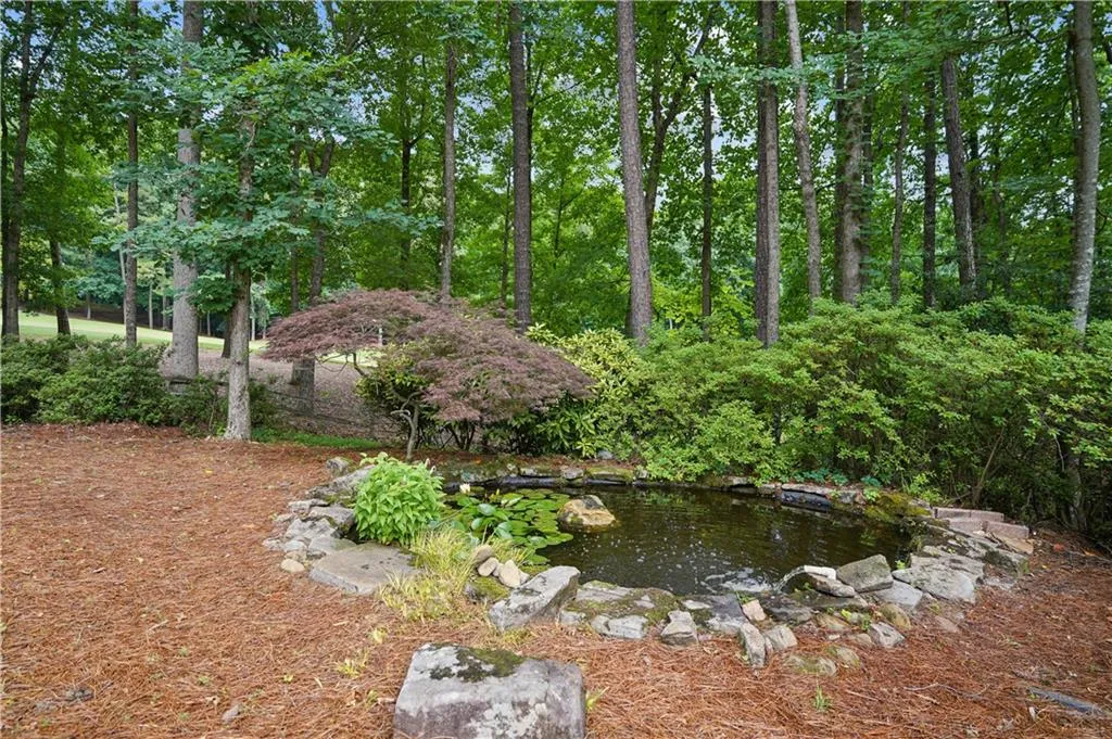Two koi ponds and views of the 12th fairway