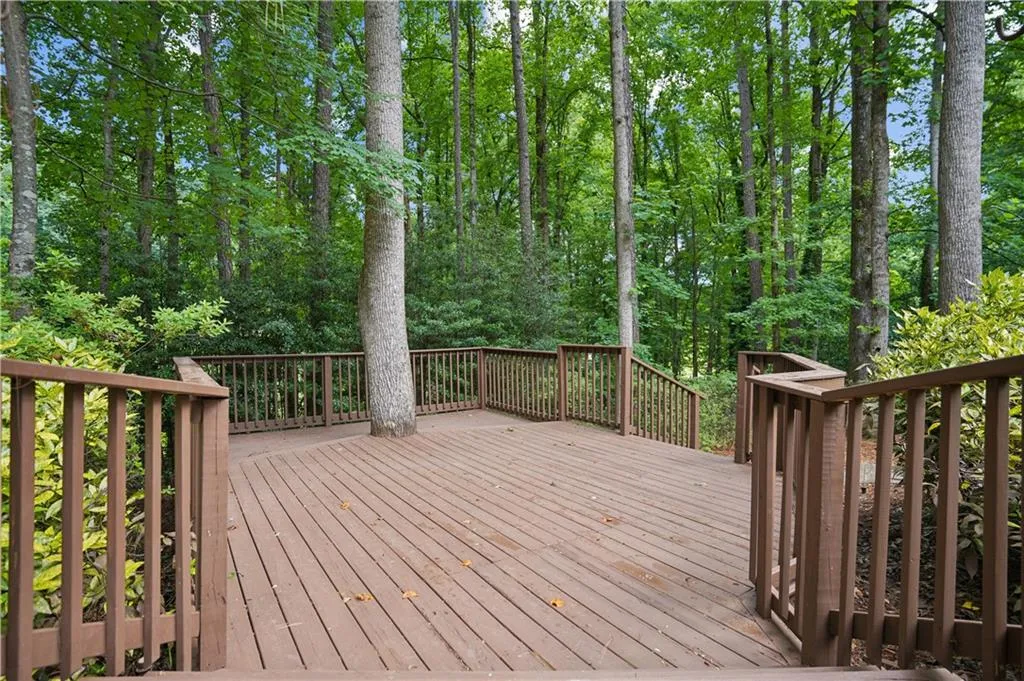 impeccably maintained multi level backyard