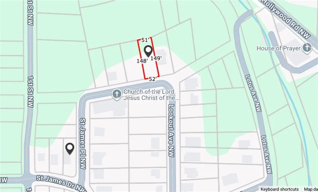 Map / location of property area