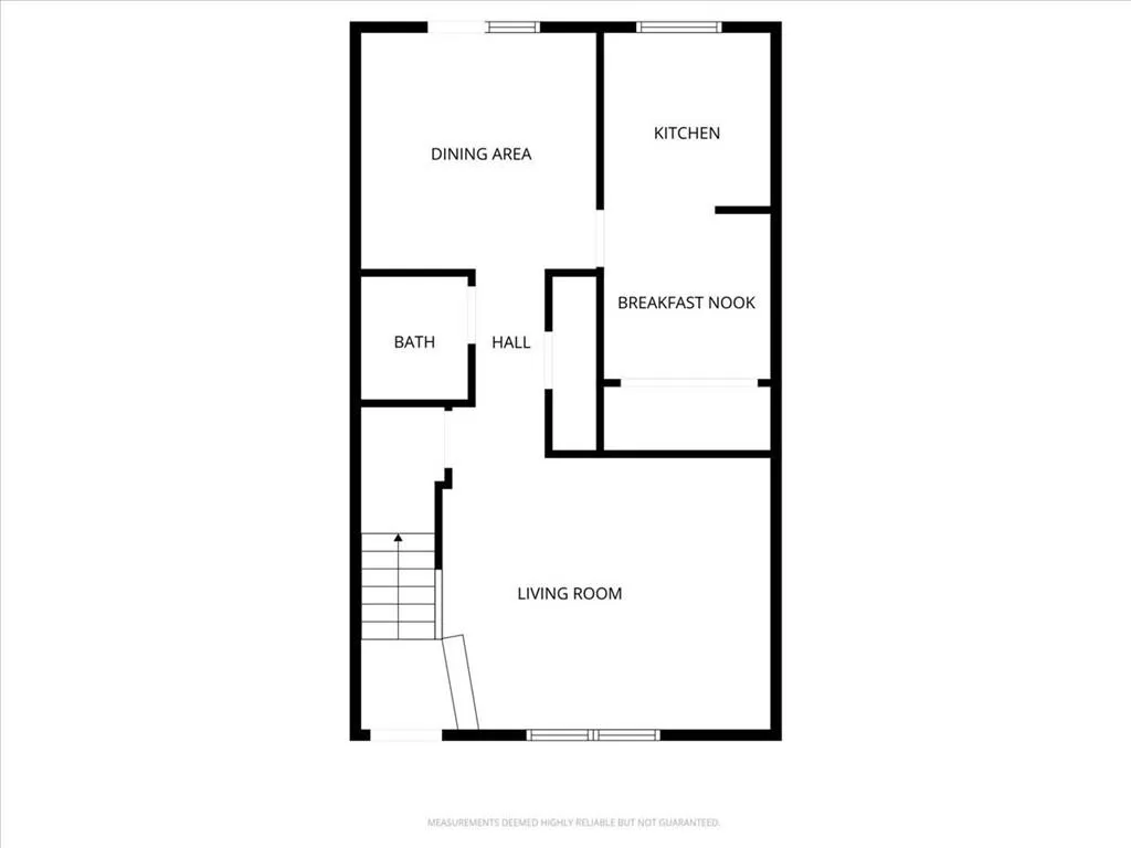 View of floor plan / room layout