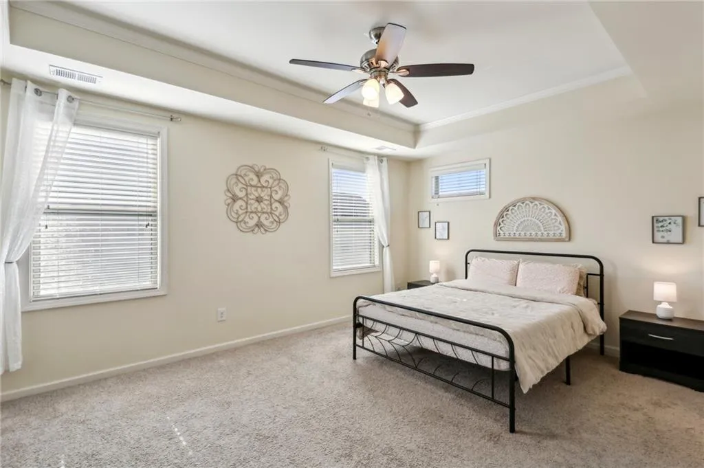 Master Bedroom...carpet has been replaced with LVP..