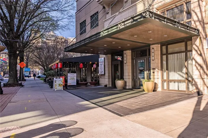 Peachtree entrance