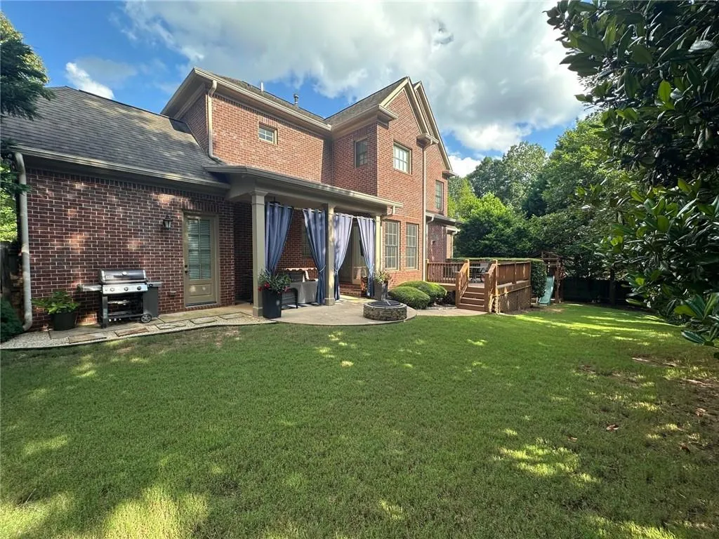 Rear view of home