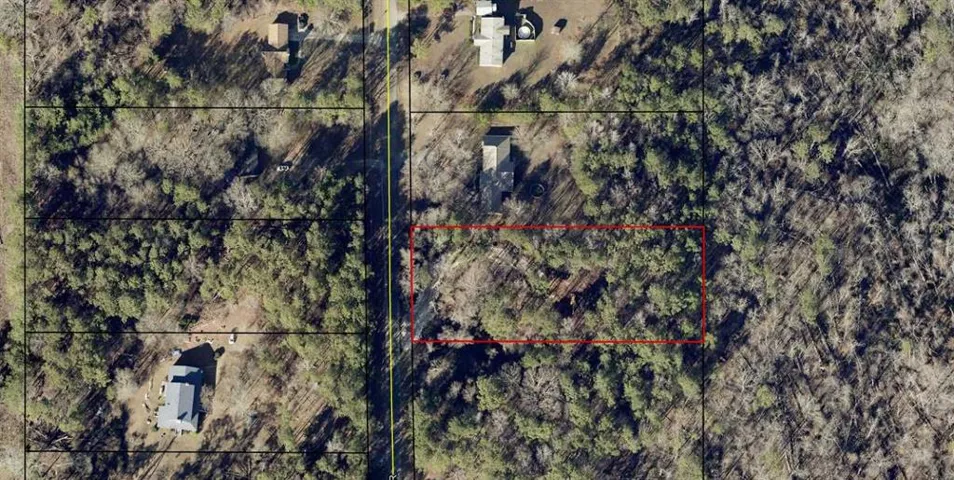 Map of property location featuring property parcel outlined