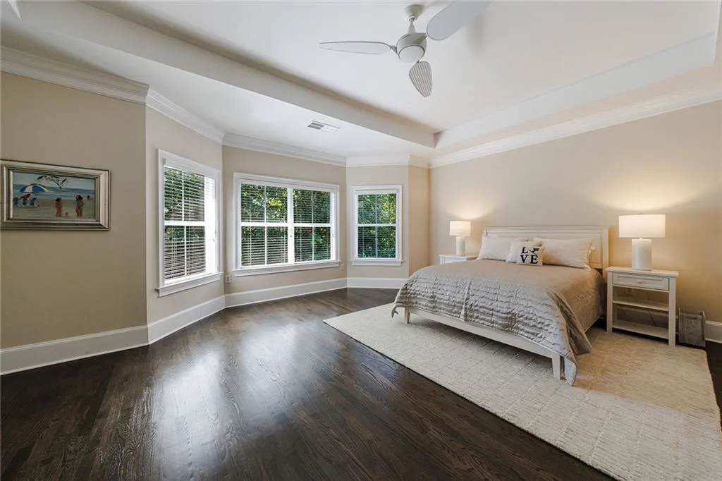 Second level primary bedroom