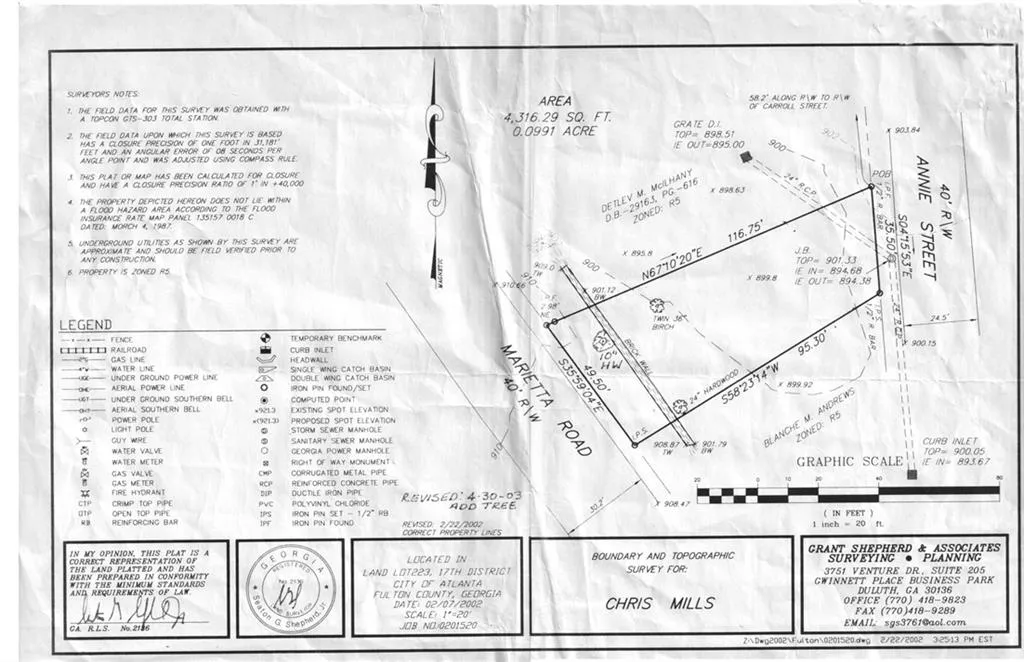 1711 Marietta Road, Atlanta, Georgia 30318, 0 ,Land,For Sale,1711 Marietta Road,7684313