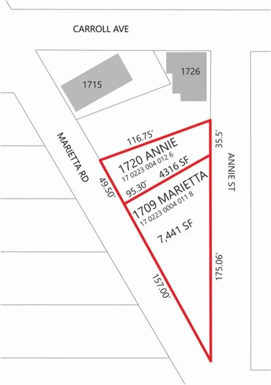 1711 Marietta Road, Atlanta, Georgia 30318, 0 ,Land,For Sale,1711 Marietta Road,7684313